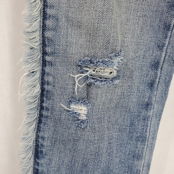 NWT Blank NYC Frayed Skinny Jeans Raw Hem Fray for Days Size 25 Boho - Picture 9 of 14